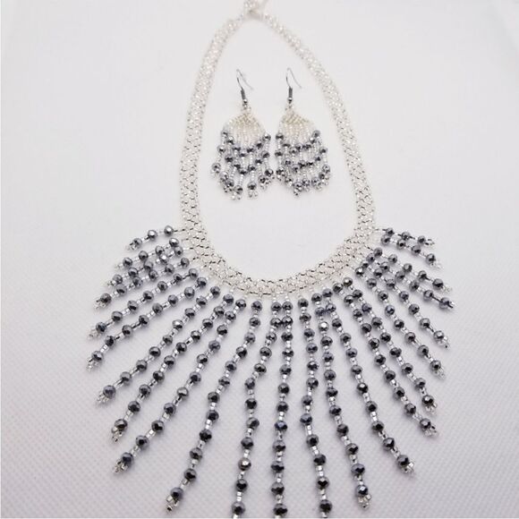 Bling Jewelry & Matching Crossbody NEW Prom Jewelry Accessories Wedding NEW - Picture 2 of 14